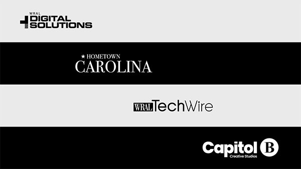 WRAL Digital Solutions | Hometown Carolina | WRAL TechWire | Capitol B Logos